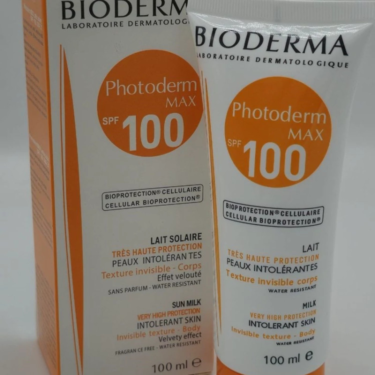 کرم ضدآفتاب بیودرما حجم100میل+spf100