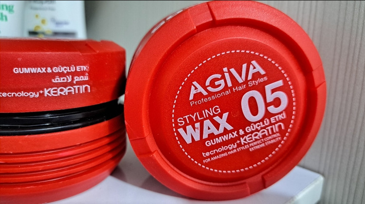 واکس مو Agiva 05 قرمز مدل Styling Wax حجم 175 میل
