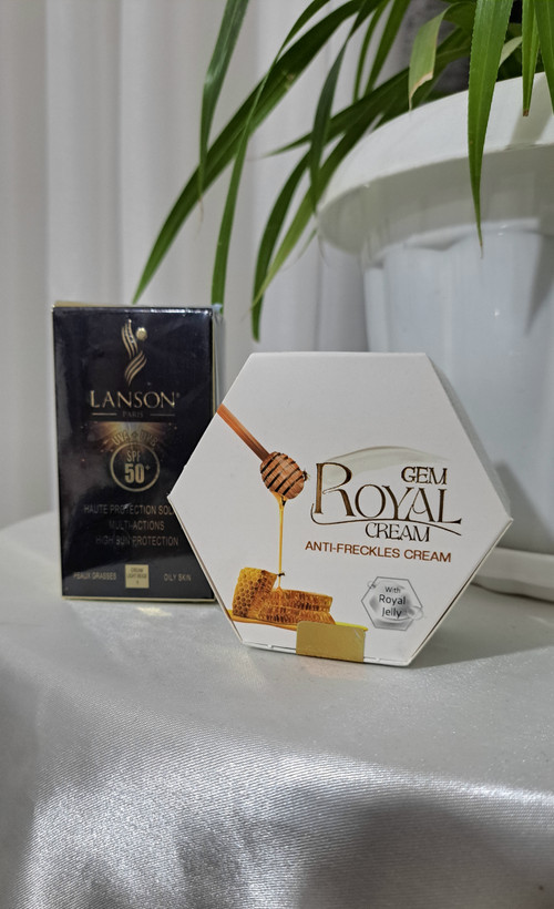 کرم ژل رویال ضدلک و روشن کننده+ضدافتاب لانسون ۱