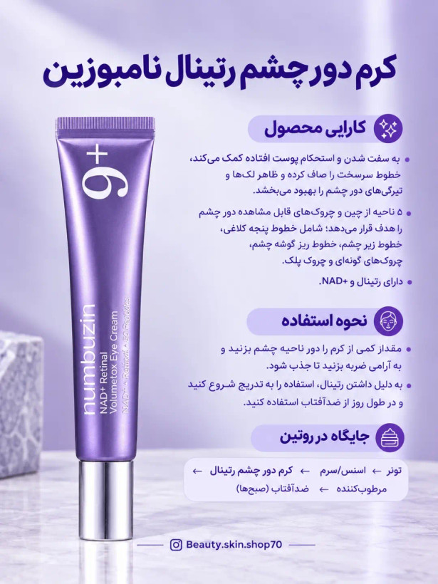 کرم دور چشم رتینال نامبوزین ۲۰میل