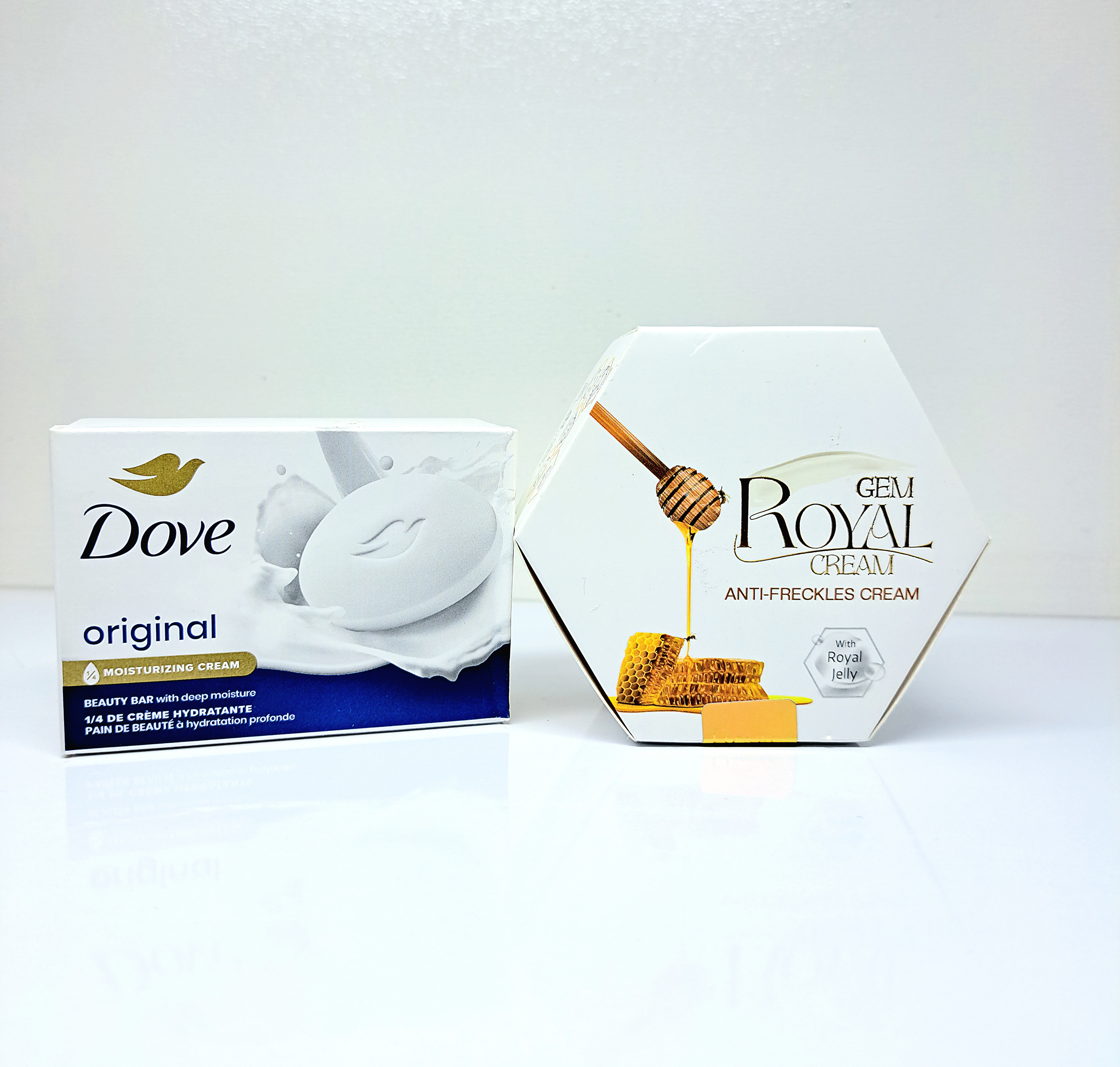 پک کرم ژل رویال ضدلک و روشن کننده+صابون داواصلی